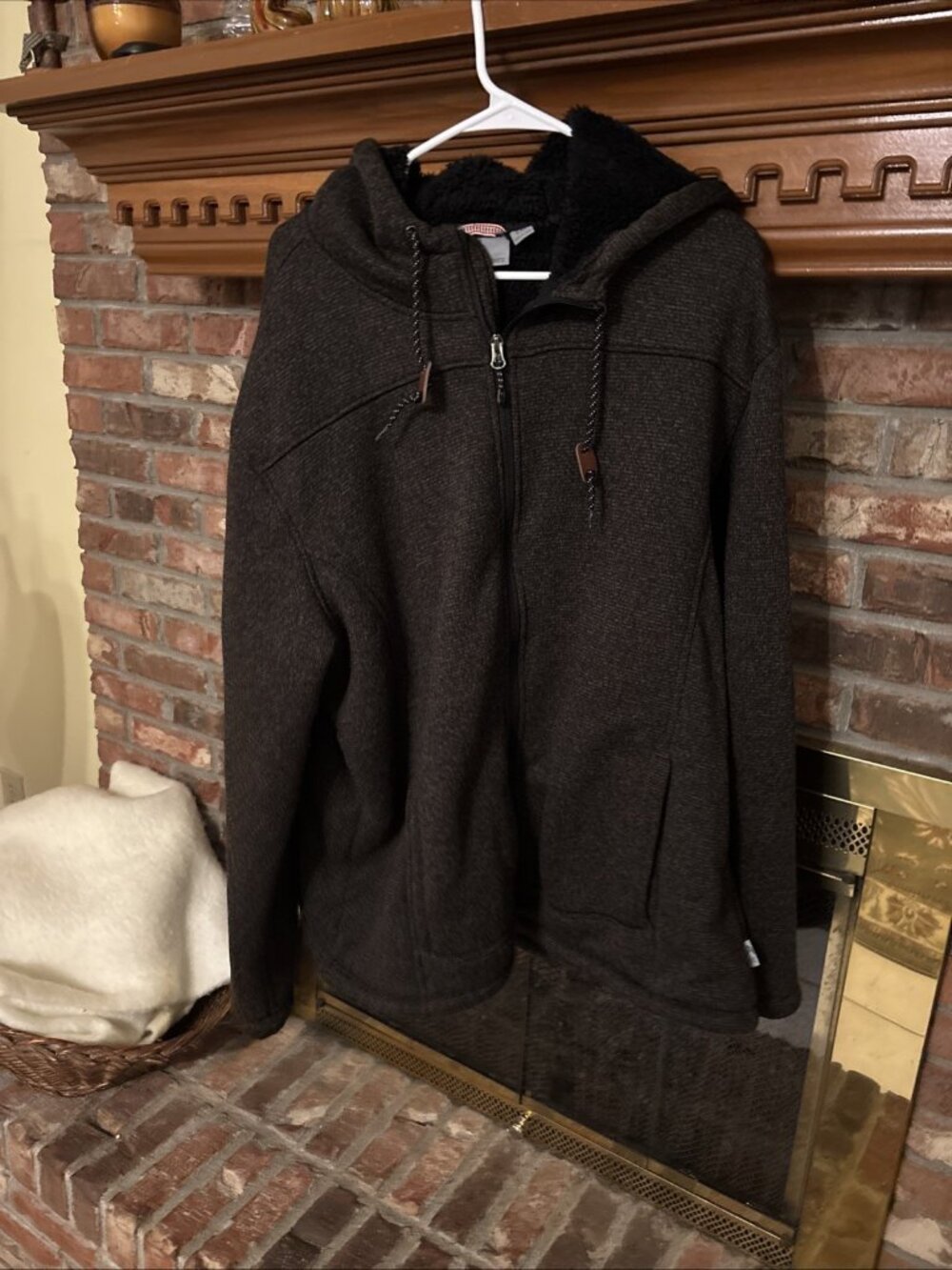 Rugged Elements Brown Sherpa Lined Jacket Size 2 XL NWT